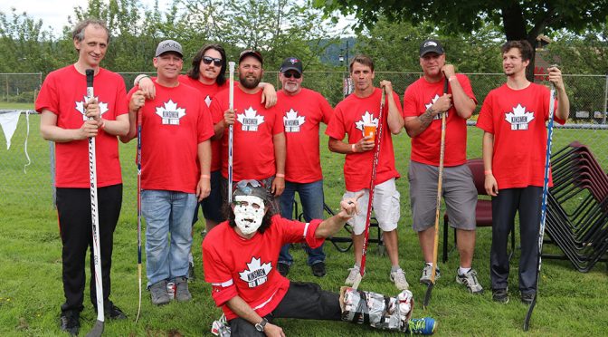 Kinsmen “Red Army” in Street Hockey